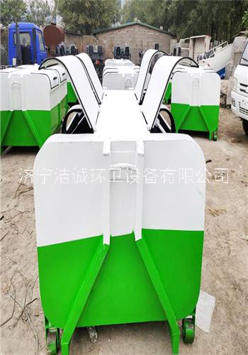 碳鋼垃圾箱 3方垃圾箱 推拉門(mén)勾臂箱式垃圾箱