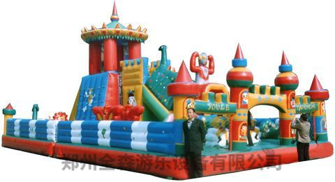 兒童充氣城堡滑梯大型蹦蹦床游樂設備