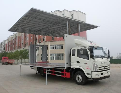 奧馳飛碟國六舞臺車 文藝演出表演車 廠價批發(fā)可分期