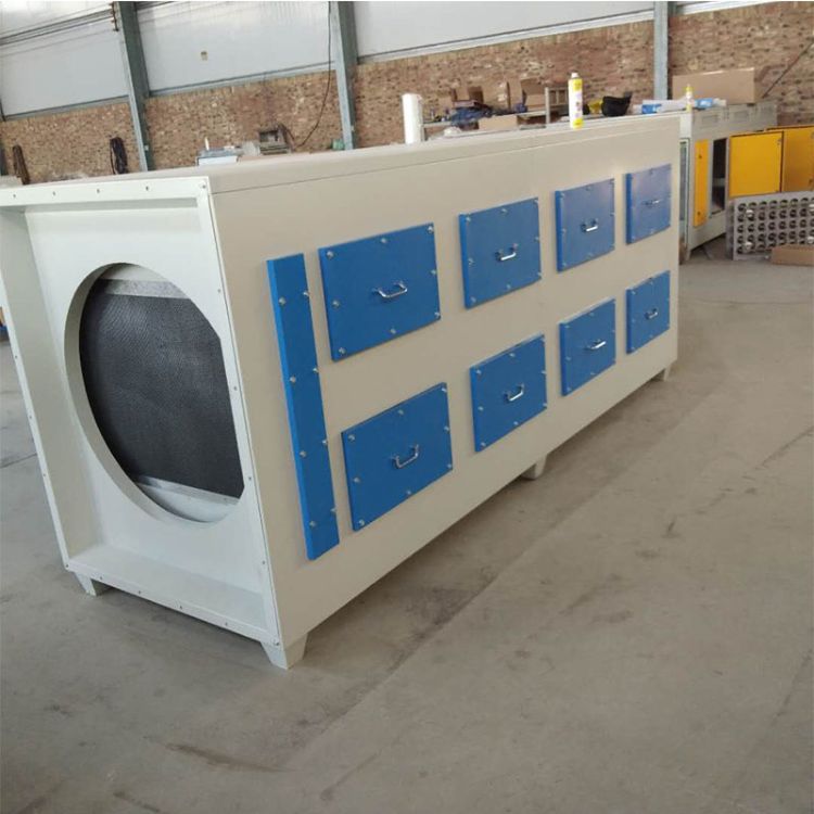 石油廠塑料廠化工廠廢氣凈化設(shè)備，10000風(fēng)量活性炭吸附箱