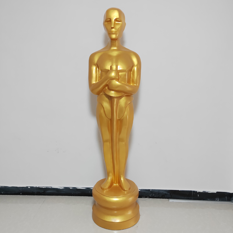 玻璃鋼小金人雕塑奧斯卡小金人雕塑