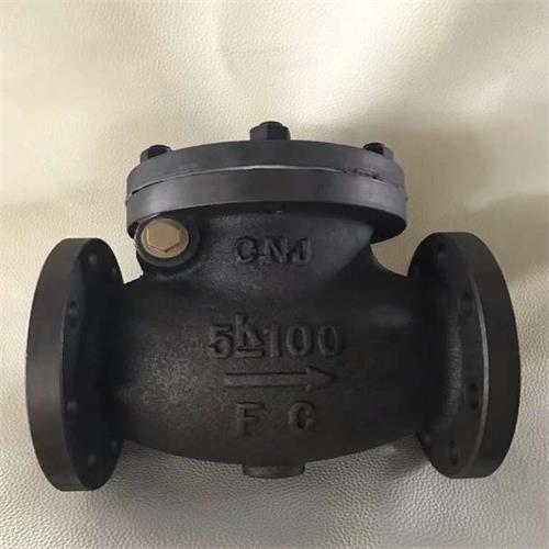 日標(biāo)法蘭鑄鐵5K止回閥法蘭鑄鐵5K止回閥GB/T4009-2005 JIS F7358/F7359