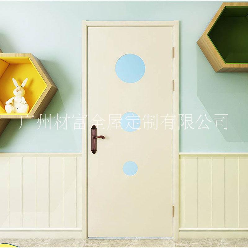 定制幼兒園半玻璃教室工程木門免漆室內(nèi)卡通房間木門環(huán)保實(shí)木復(fù)合門廠家 教室木門,卡通木門