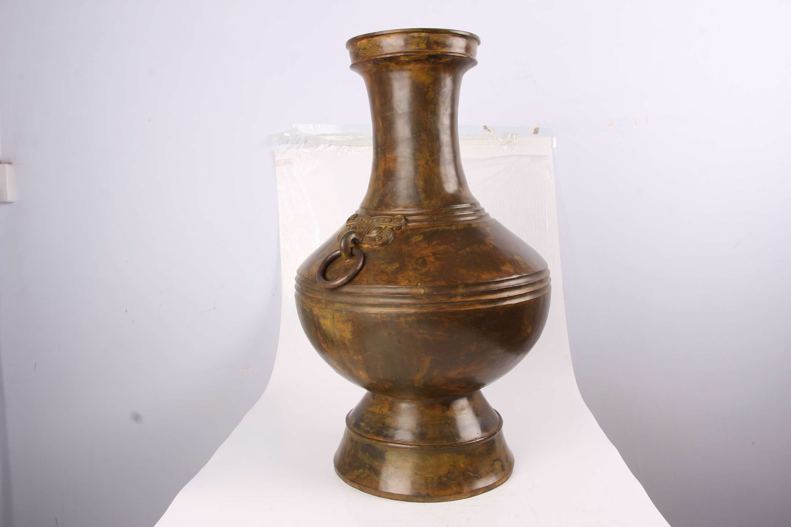 仿古青銅器擺件 夜壺 工藝品節(jié)日禮品漢婚影視道具定制