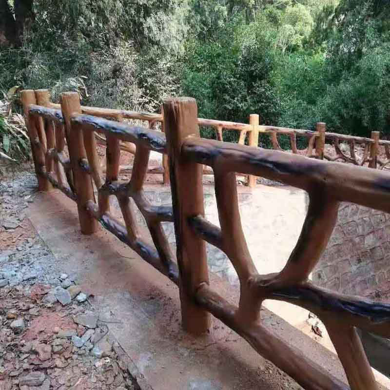 湖南水泥仿藤水泥仿藤護(hù)欄 仿木護(hù)欄景區(qū)欄桿庭院公園全國供應(yīng)