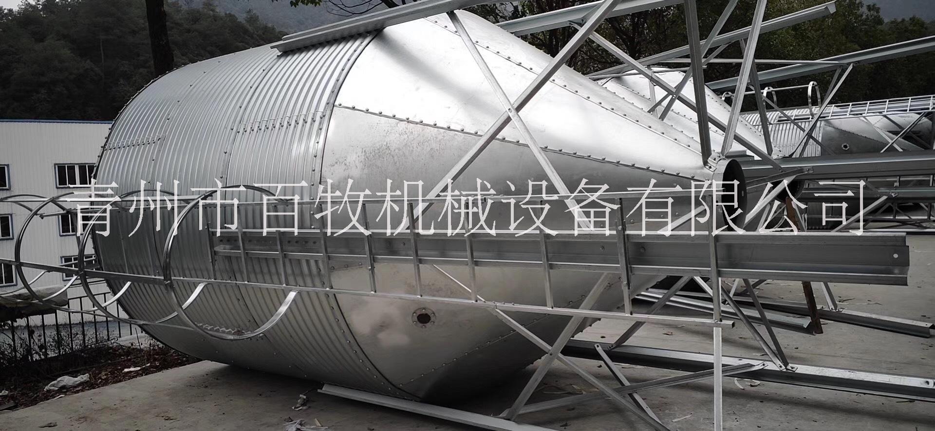 豬用料塔定制直銷(xiāo)鍍鋅板飼料塔