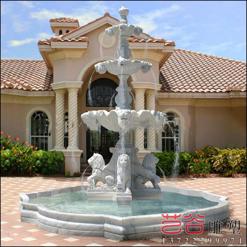 石雕噴泉