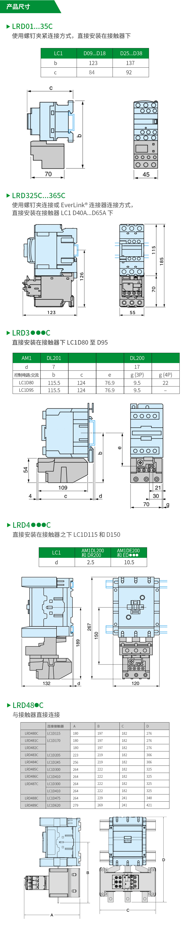 施耐德電氣熱過載繼電器