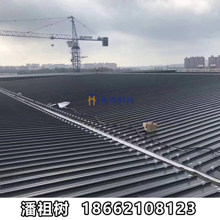 1.0mm厚鋁鎂錳屋面板 65-430型直立鎖邊鋁鎂錳金屬屋面板 廠房改造屋面鋁鎂錳板