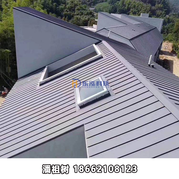 0.7mm厚矮立邊鋁鎂錳板 25-160型鋁鎂錳屋面板 農(nóng)村自建房金屬屋面板