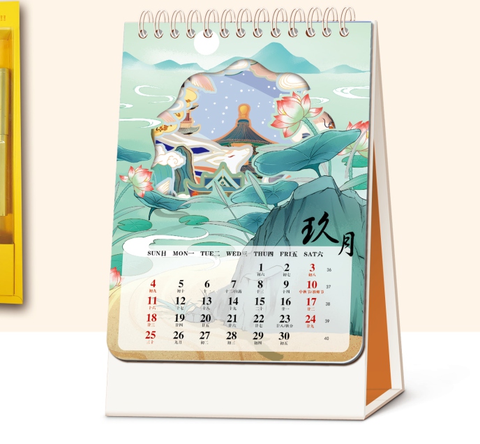 臺(tái)歷定制2022年新款，多種精美款式可選，可燙印廣告位，品質(zhì)保證