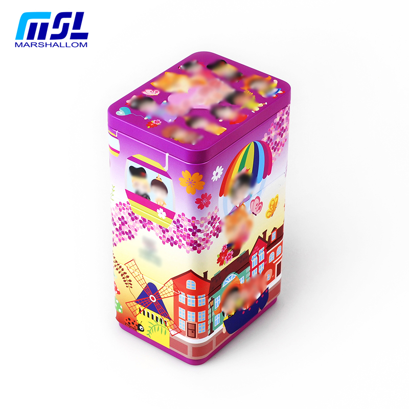 三節(jié)扣底長方罐 多節(jié)茶葉鐵盒 多節(jié)食品包裝鐵盒