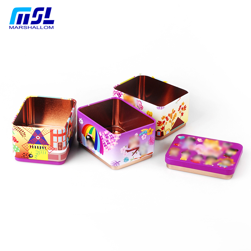 三節(jié)扣底長方罐 多節(jié)茶葉鐵盒 多節(jié)食品包裝鐵盒