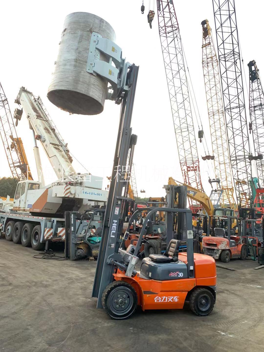 3噸合力卡斯卡特抱夾叉車 升高4.5米抱夾叉車 紙卷夾叉車