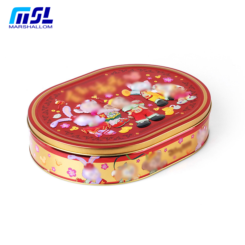 可愛(ài)風(fēng)橢圓形食品禮品包裝鐵盒    餅干鐵盒  糖果巧克力鐵盒  金屬罐生產(chǎn)廠家  茶葉鐵盒