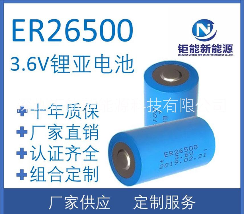 ER26500鋰亞電池ER26500廠家供應(yīng)鋰亞電池90003.6V一次性鋰亞電池ER26500