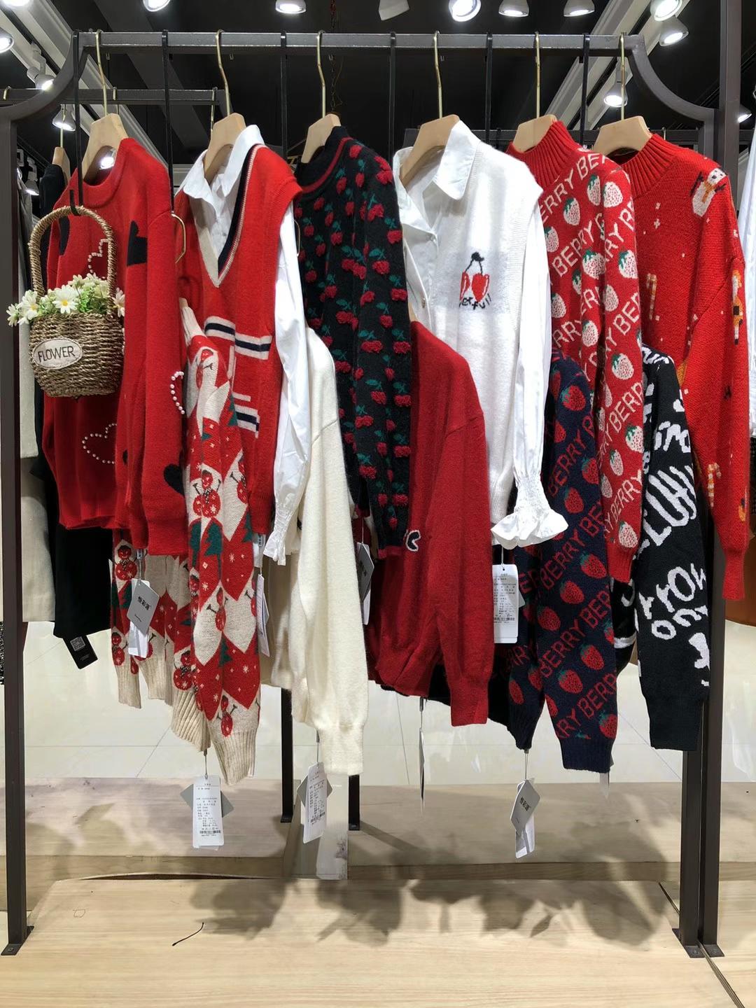 恒彩源2021冬當(dāng)季新款品牌女裝毛衣專柜正 品一手貨源批發(fā)