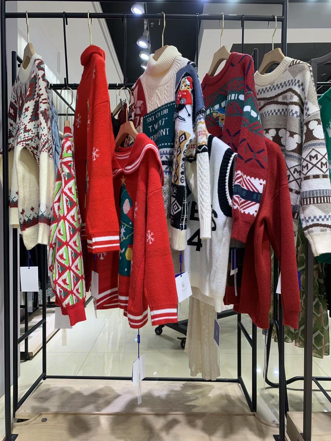 吉米小熊藍(lán)標(biāo)系列2021冬裝品牌折扣輕奢女裝尾貨走份批發(fā)
