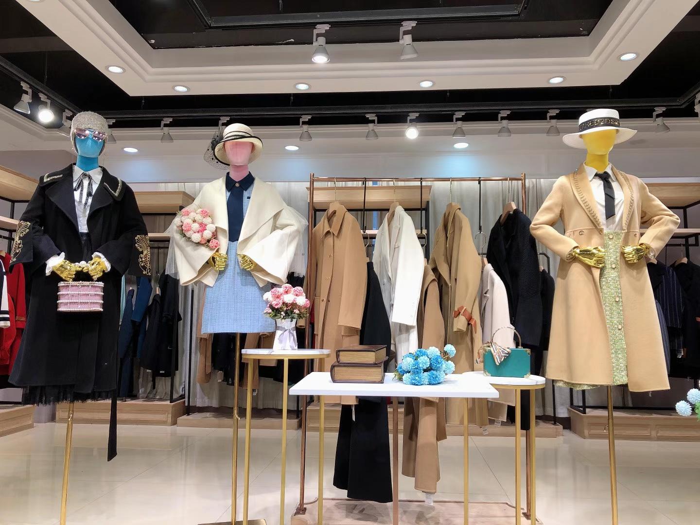 高 端女裝婉甸2021冬裝專柜品牌女裝店進貨一手貨源批發(fā)