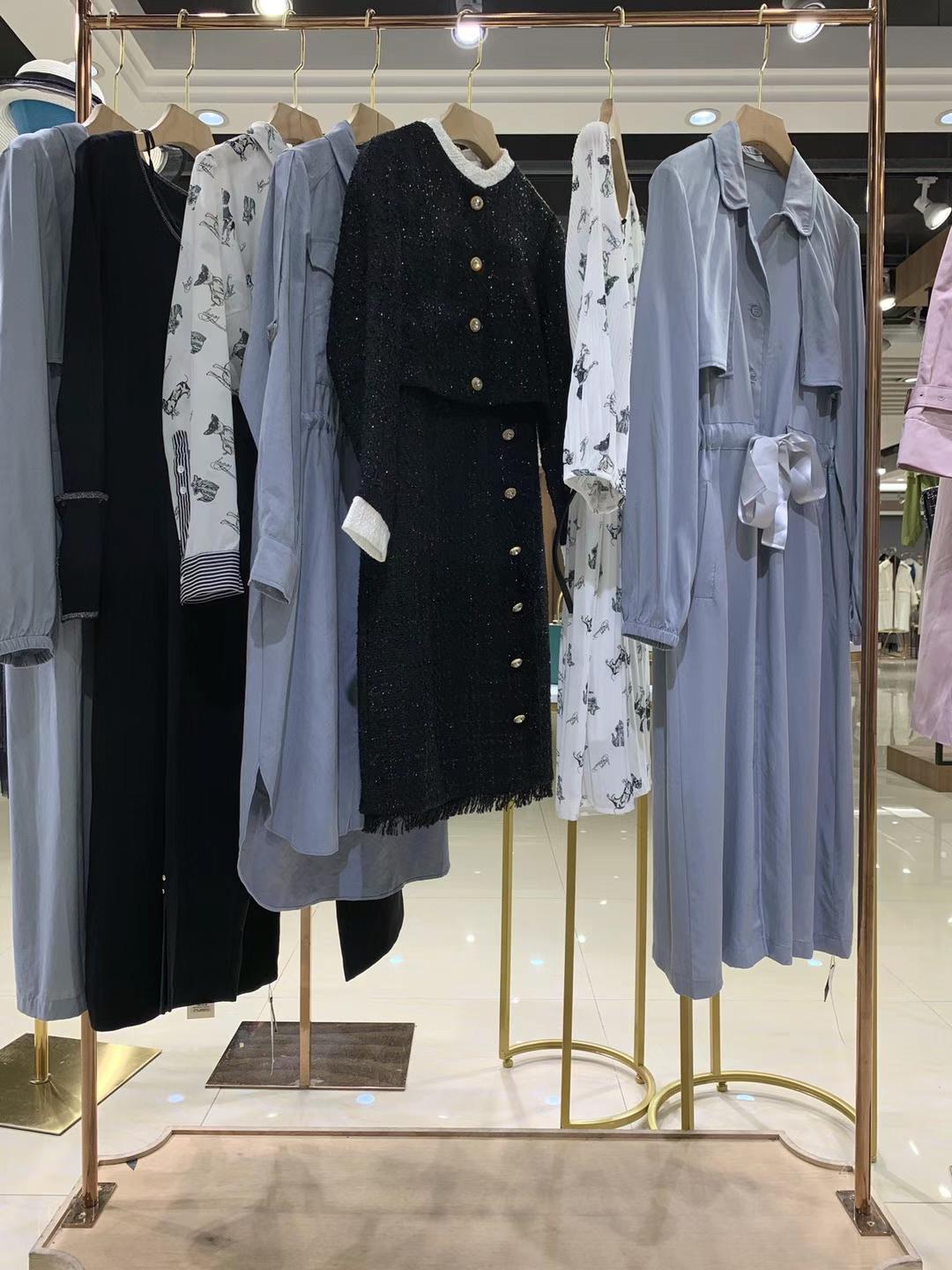 M-edition2021秋女裝上海輕奢品牌女裝撤柜下架尾貨直播貨源