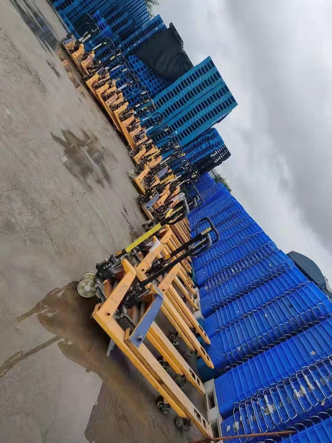 手動(dòng)液壓叉車地牛