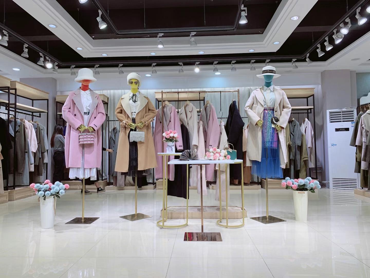 高端雙面羊絨大衣愛瑪詩菲2021年冬款女裝折扣批發(fā)一手貨源