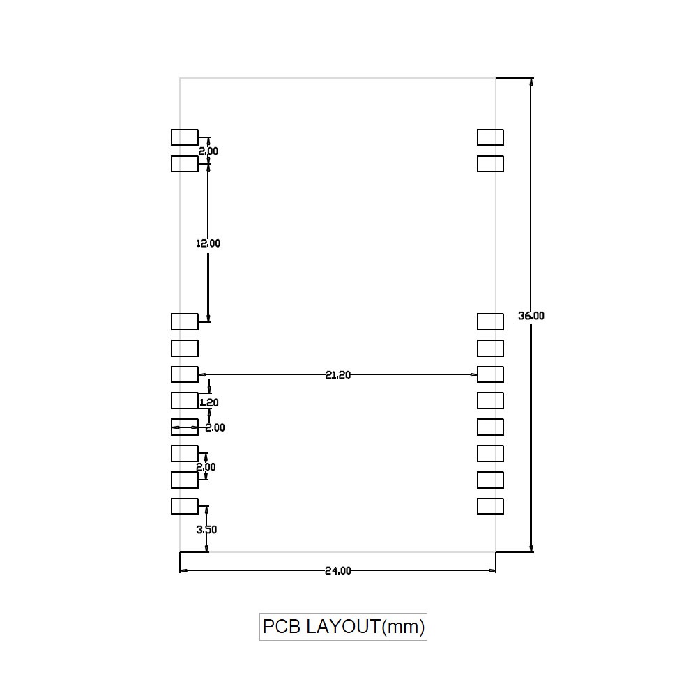 S2LP 低功耗大功率串口小體積遠(yuǎn)距離窄帶spi模塊433M 868MHz N561AS-433M