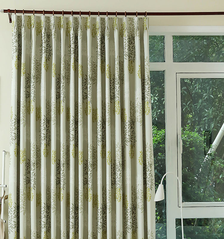 定制窗簾布藝臥室落地定制窗簾 叢林