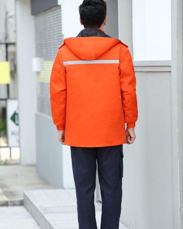 冬季工作服棉衣 男加厚棉襖 車間汽修維修加絨防寒保暖勞保棉服