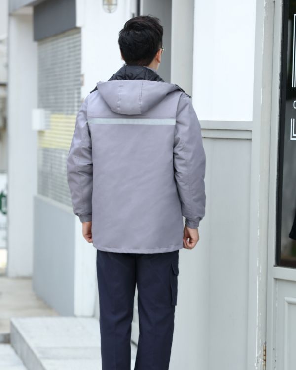 冬季工作服棉衣 男加厚棉襖 車間汽修維修加絨防寒保暖勞保棉服