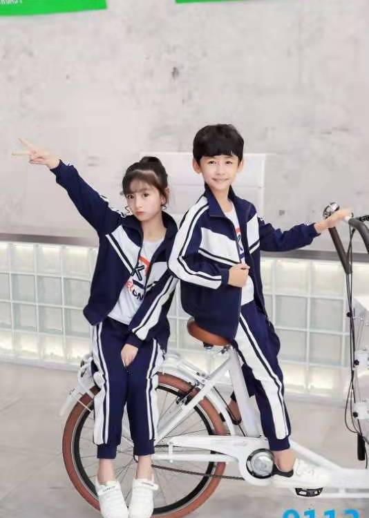 中學(xué)生英倫風(fēng)棒球服運(yùn)動(dòng)服 2021春秋新款三件套小學(xué)生校服