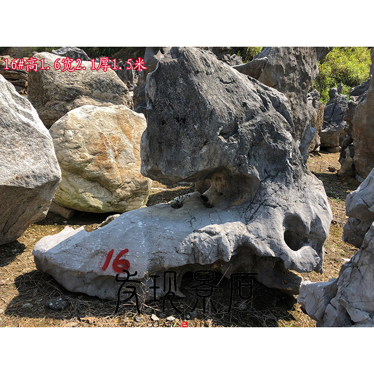 浙江園林景觀石太湖石 窟窿石 駁岸石 假山自然石