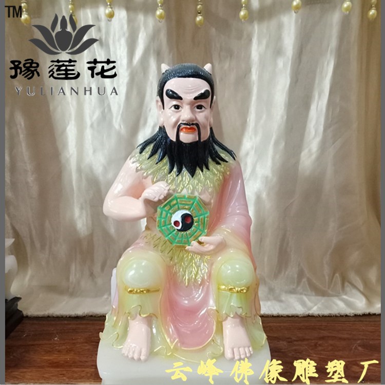 盤古爺爺盤古奶奶神像 人祖爺 伏羲神像 五谷太子雕像 寺廟佛像擺件