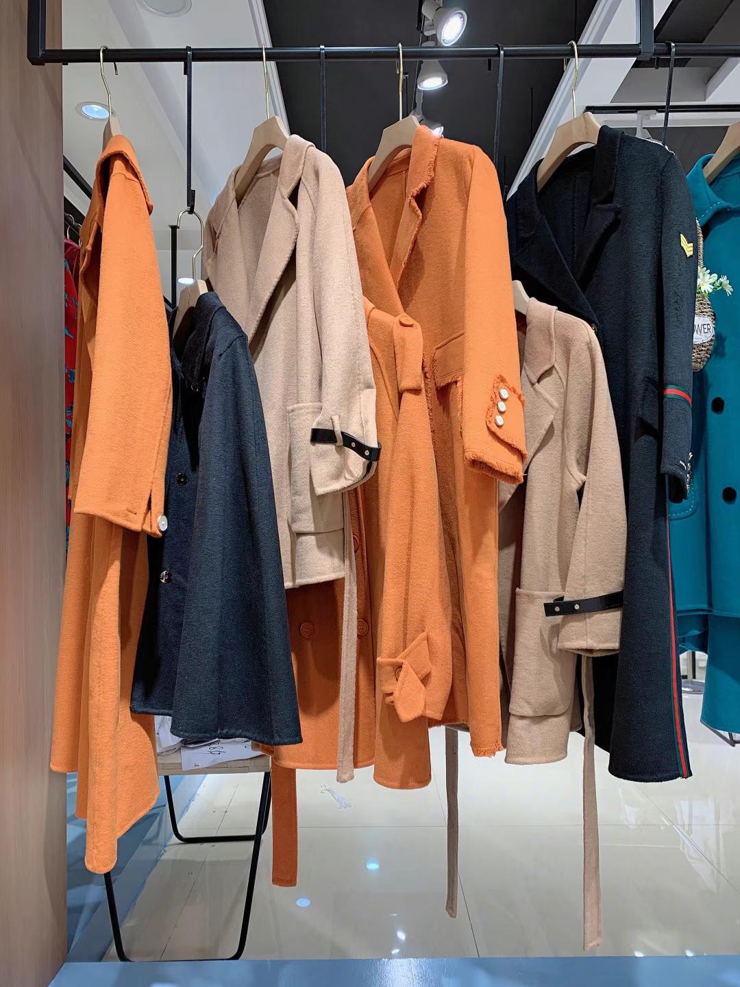 【巴黎左岸】21冬高 端雙面羊絨大衣品牌折扣女裝批發(fā)一手貨源