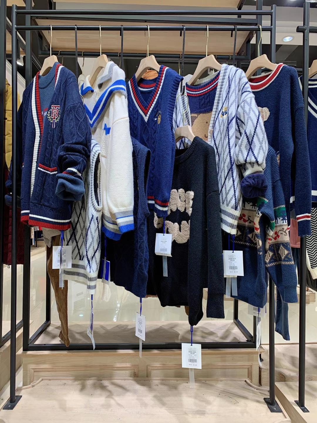 21冬吉米小姐藍標小熊系列品牌折扣女裝 廣州一 線撤柜下架女裝尾貨直播一手貨源進貨渠道