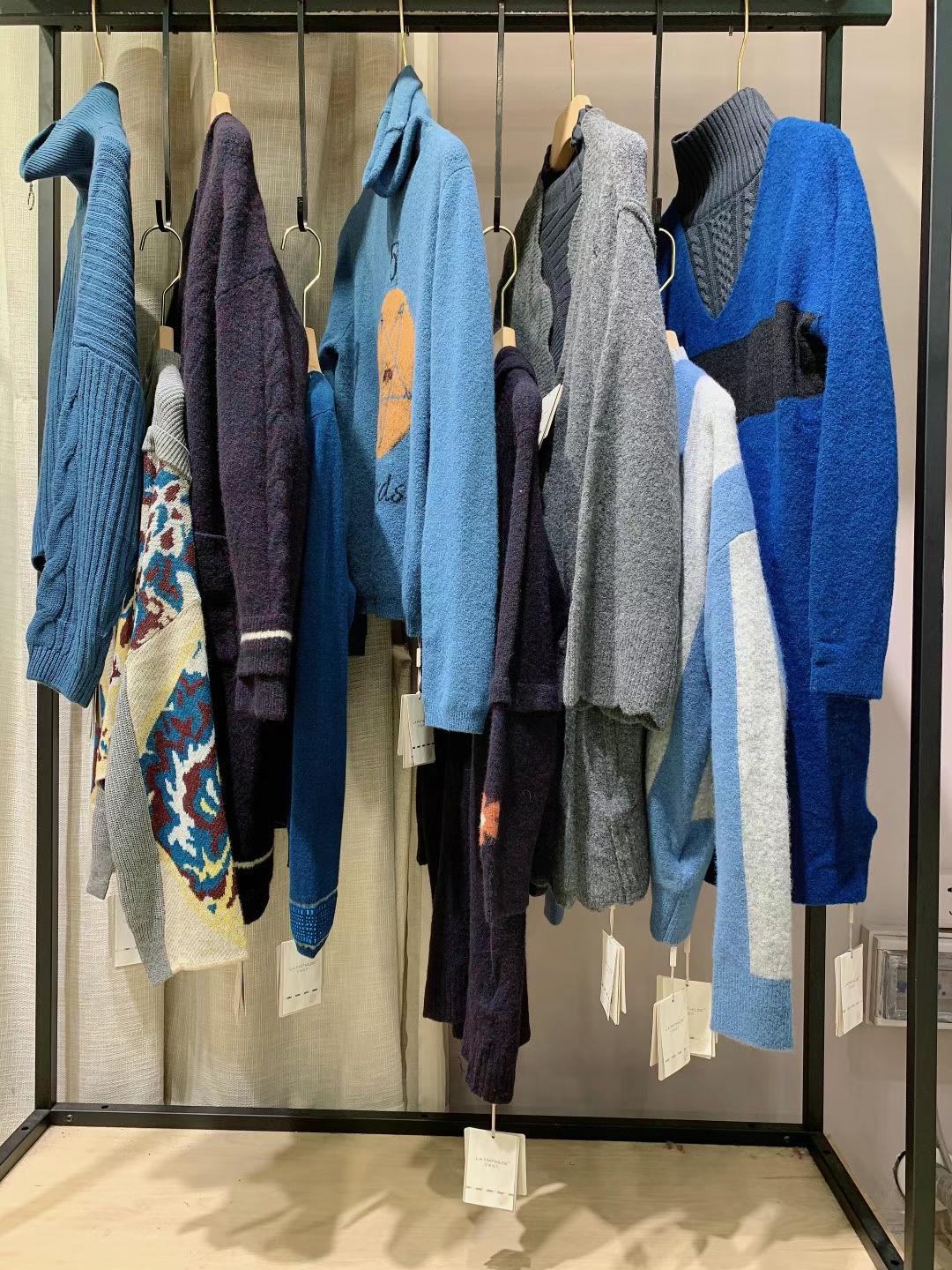 拉曼迪爾毛衣系列2021專柜下架品牌女裝一手貨源批發(fā) 秋季必備款批發(fā)走份