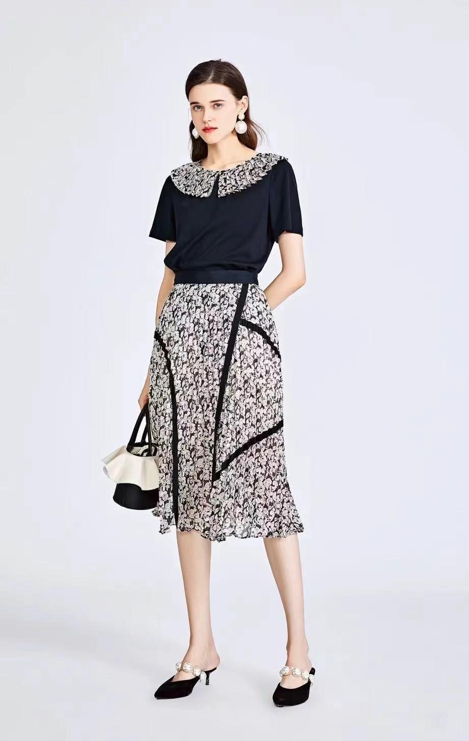 高端輕奢品牌迪笛歐 2022春折扣女裝店庫存尾貨批發(fā)