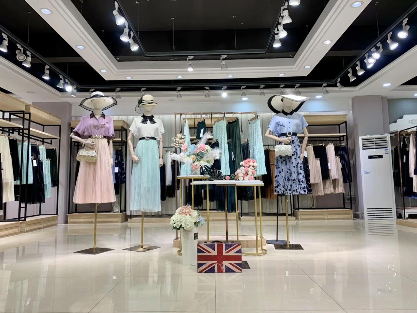 品牌茜娜女神半裙2022夏品牌折扣女裝尾貨一手貨源批發(fā)