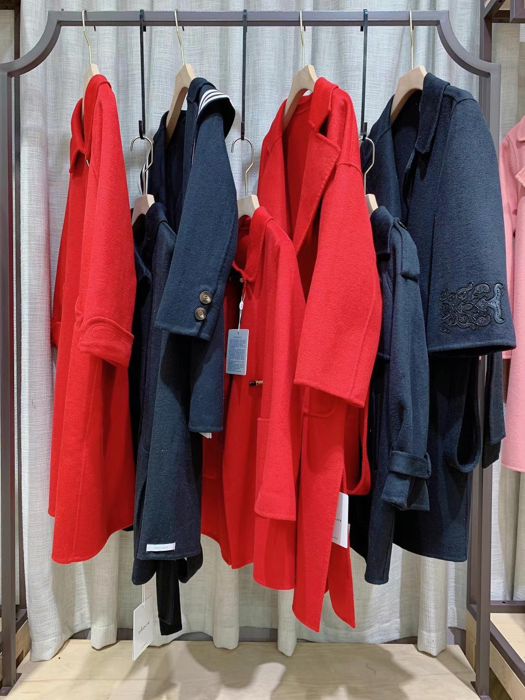 【的蔻】高端雙面羊絨大衣品牌女裝下柜尾貨走份 高 級(jí)名媛風(fēng)品牌撤柜女裝