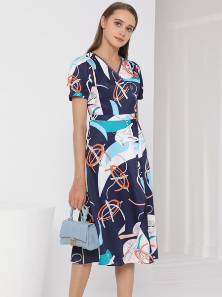 知 名女裝芮色2022夏品牌女裝折扣庫存貨源電商批發(fā)