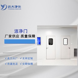 遠大凈化雙開鋼質(zhì)凈化門介紹
