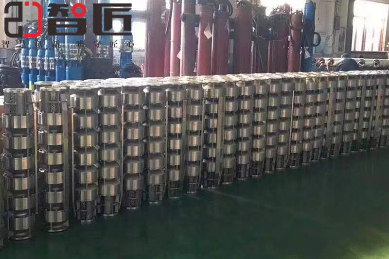 三河臥式潛水泵ZJ300QJW160-351/13智匠泵業(yè)傾斜軌道式雪橇式泵