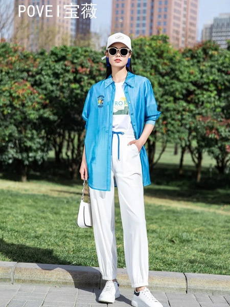 寶薇 女裝品牌折扣批發(fā)特價清倉一手服裝貨源