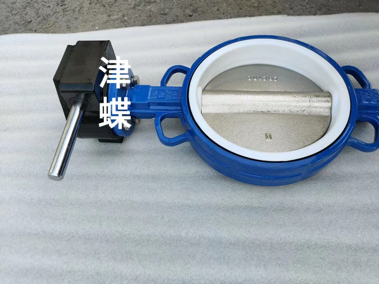 蝸輪對夾四氟套蝶閥 廣州蝸輪對夾四氟套蝶閥報價