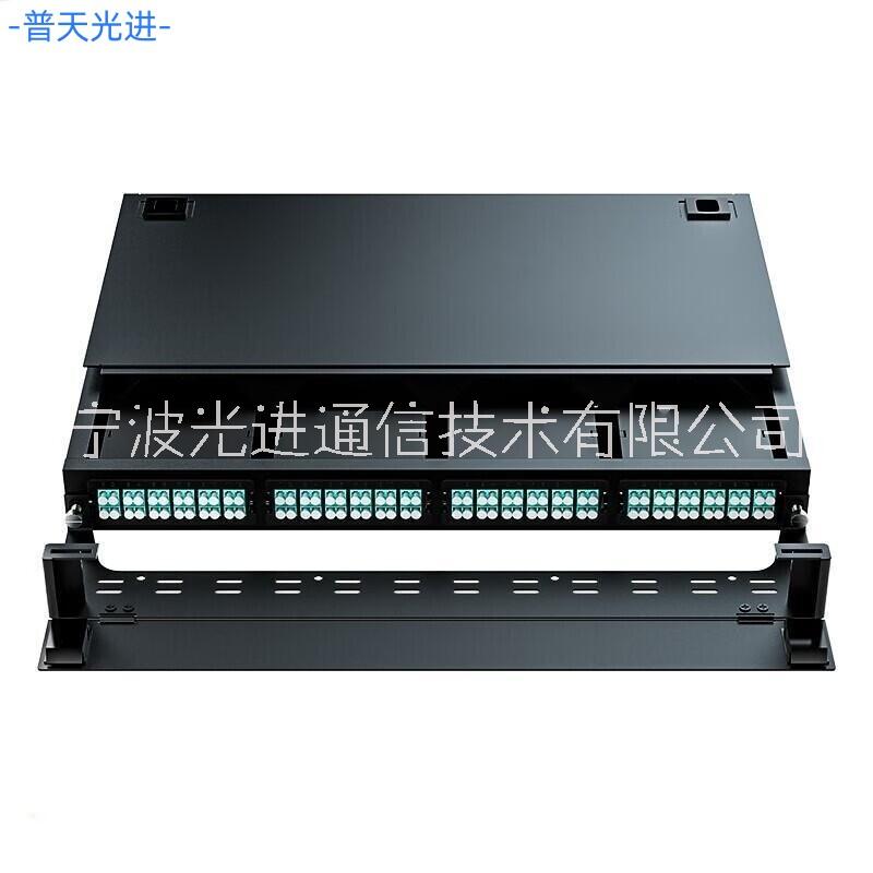 MPO光纖配線架 19英寸高密度光纜終端盒 144芯高密度預(yù)端接光纖配線架