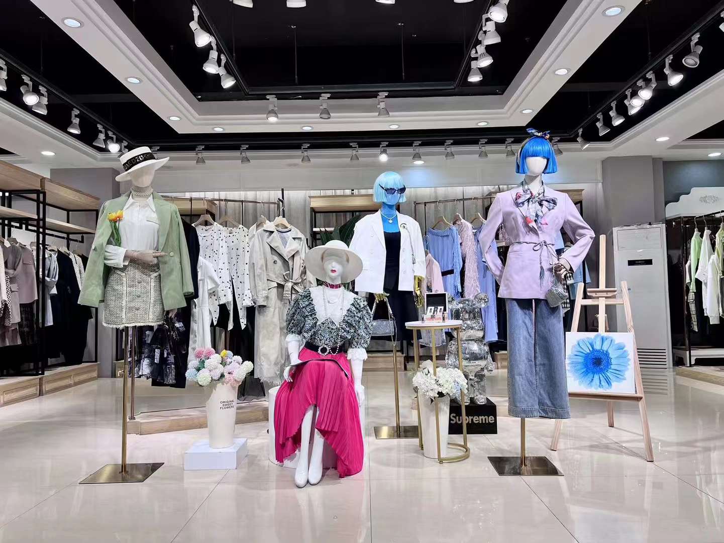 LiLY2023新款春裝品牌折扣女裝庫存直播貨源尾貨雜款清倉廠家撤柜