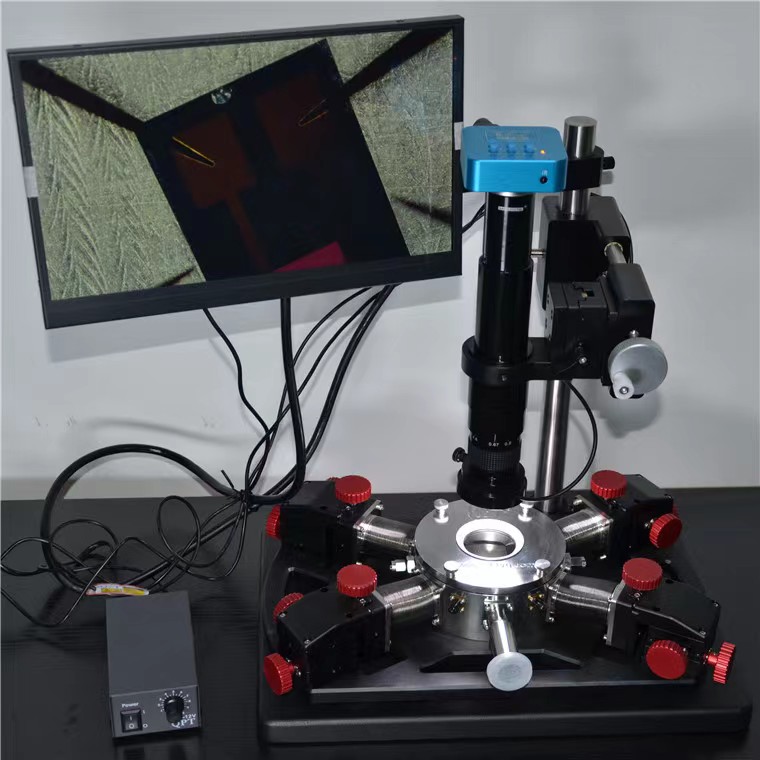 學(xué)校實(shí)驗(yàn)室微型真空高溫探針臺(tái) 晶圓檢測(cè) 微型真空探針臺(tái) KT-0904探針臺(tái)