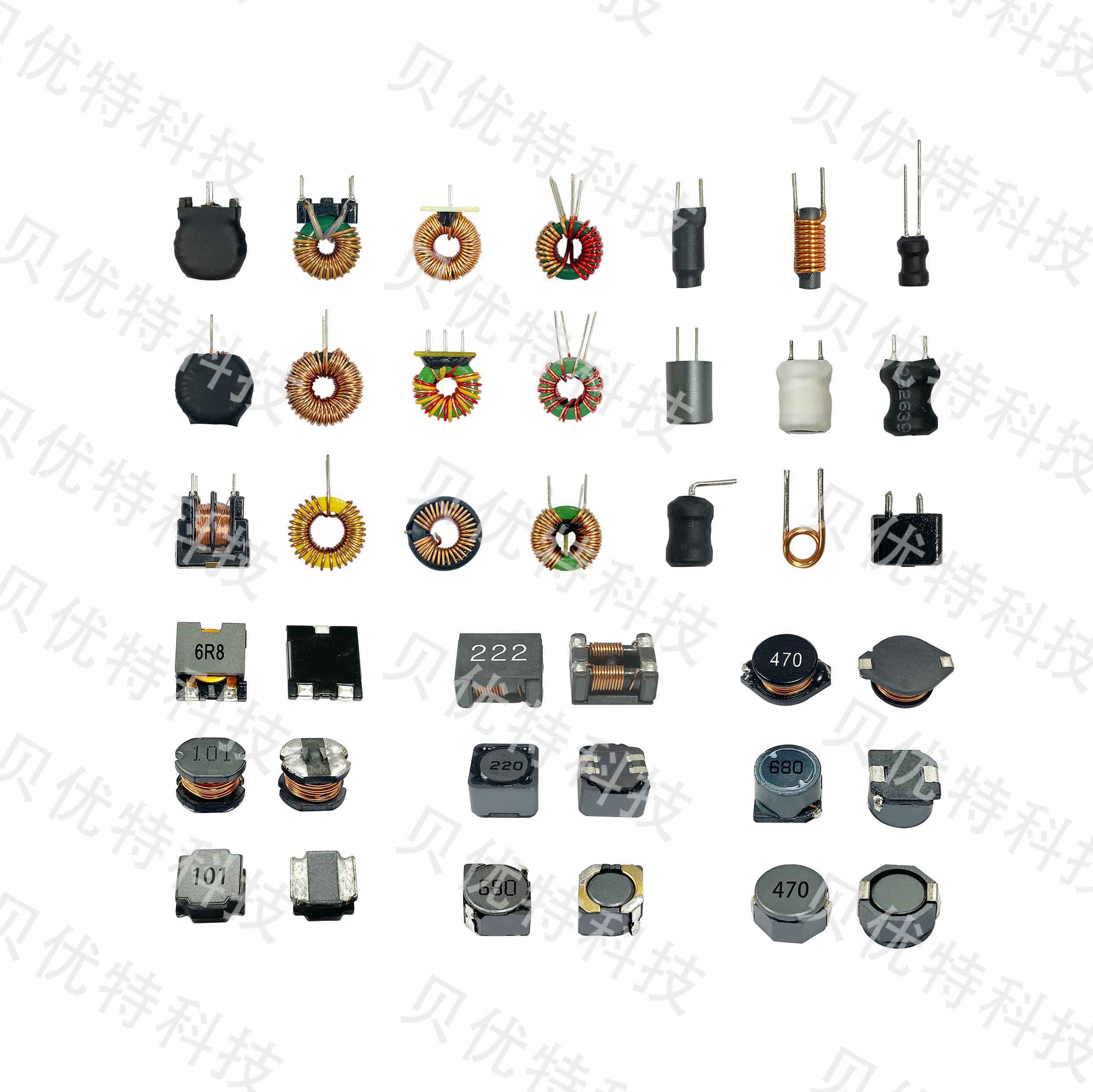 插件大電流電感BTHL0707-3R3M功率電感?線圈電感