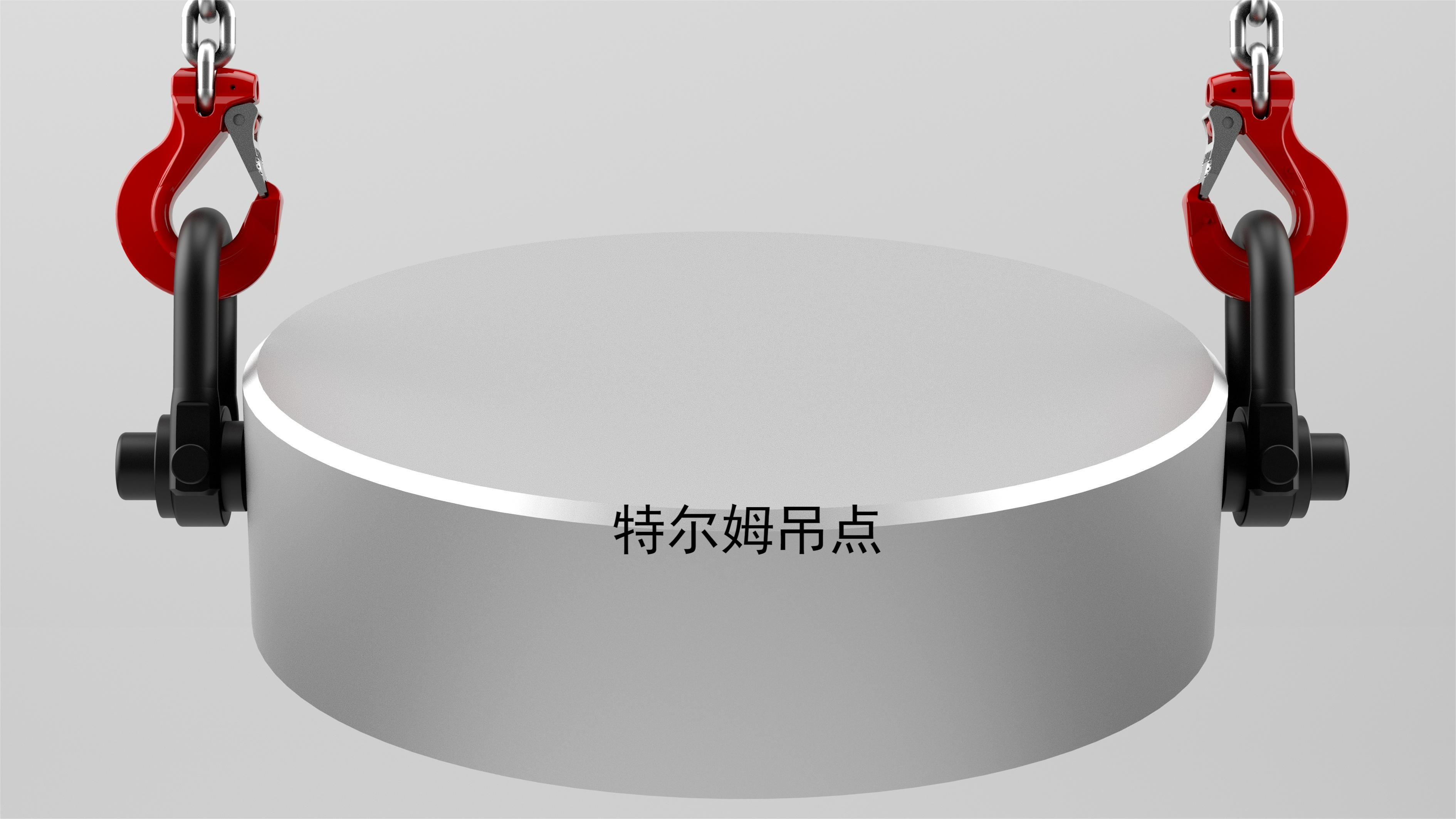 UH型旋轉(zhuǎn)吊環(huán)，任意方向拉力均相同
