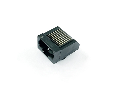 批發(fā) 90度貼片式 RJ48 10P10C網(wǎng)絡(luò)插座 RJ45連接器
